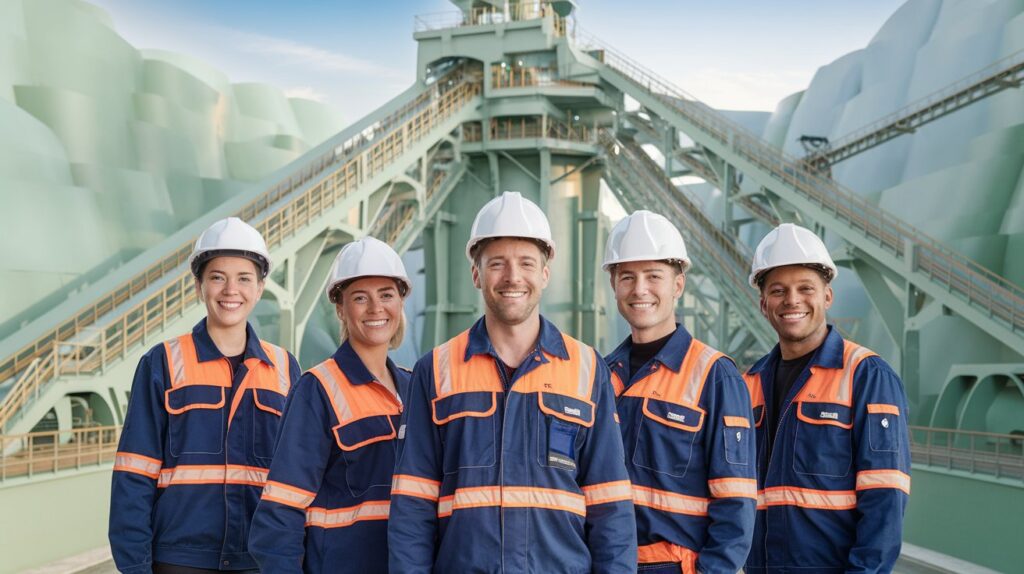 a-photo-of-five-happy-employees-standing-together--g3DCP58vTSyuyZdImUpQPw-ZRONIOO0T3uj3YC43jII8w